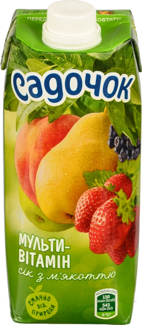 Нектар з м'якоттю Мультивітамін Садочок 500мл