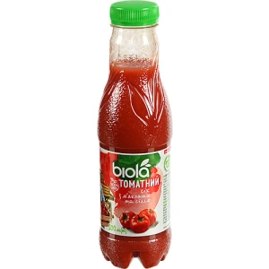 Сік томат пет Біола 0,5л