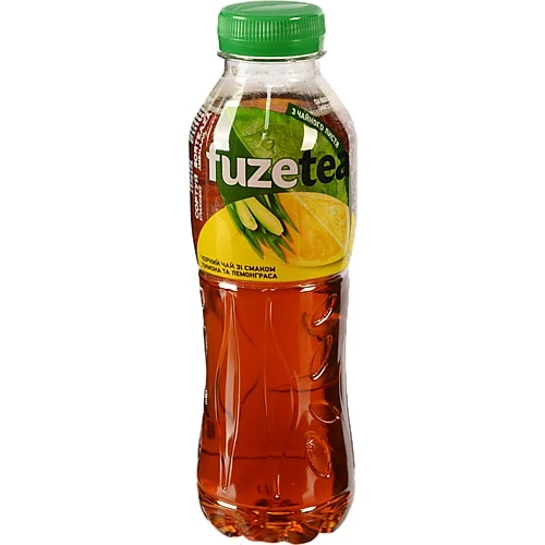 Чай холодний чорний зі смаком лимона та лемонграса Fuzetea п/пл 500мл