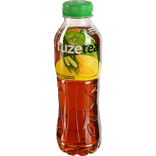 Чай холодний чорний зі смаком лимона та лемонграса Fuzetea п/пл 500мл