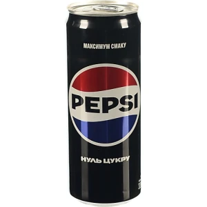 Напій безалкогольний сильногазований без цукру Max Pepsi 330 мл