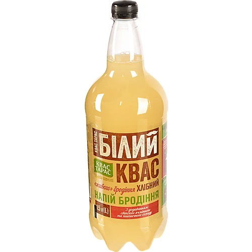 Білий хлібний квас Тарас 1.5л