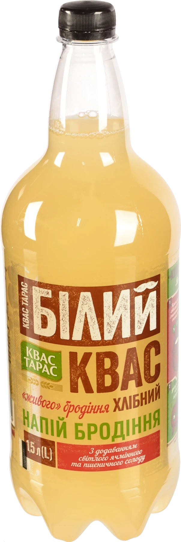 Білий хлібний квас Тарас 1.5л