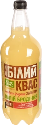 Білий хлібний квас Тарас 1.5л
