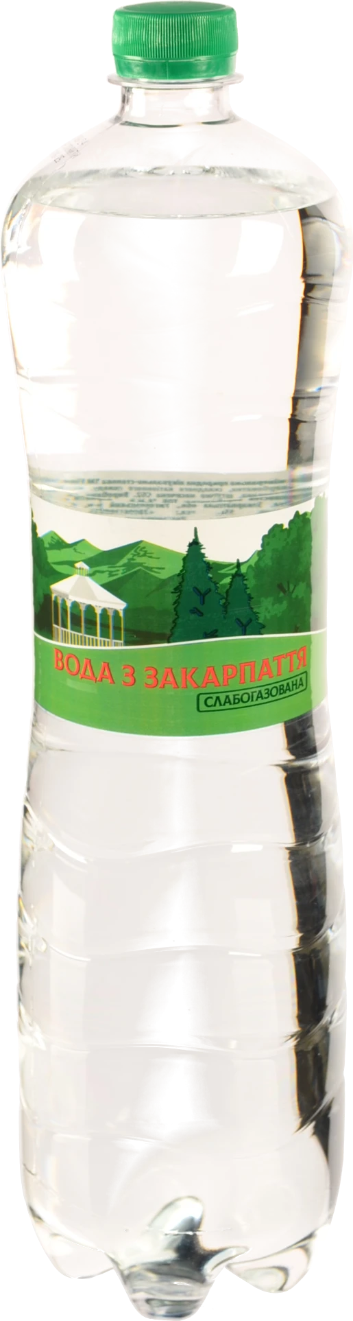 Вода Fine Waters 1.5л Закарпаття слаб.газ мінеральна