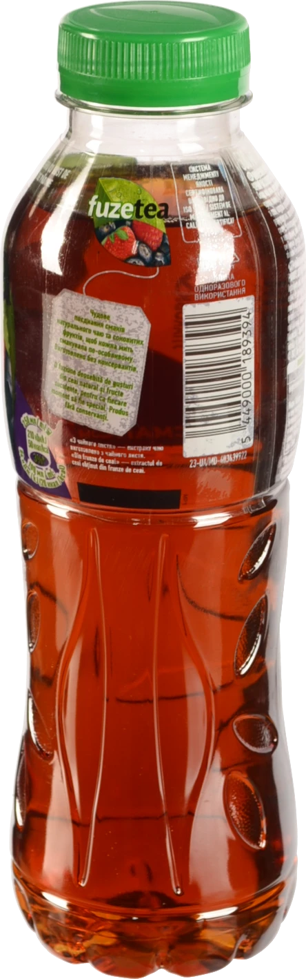 Чай холодний чорний зі смаком лісових ягід Fuzetea 500мл