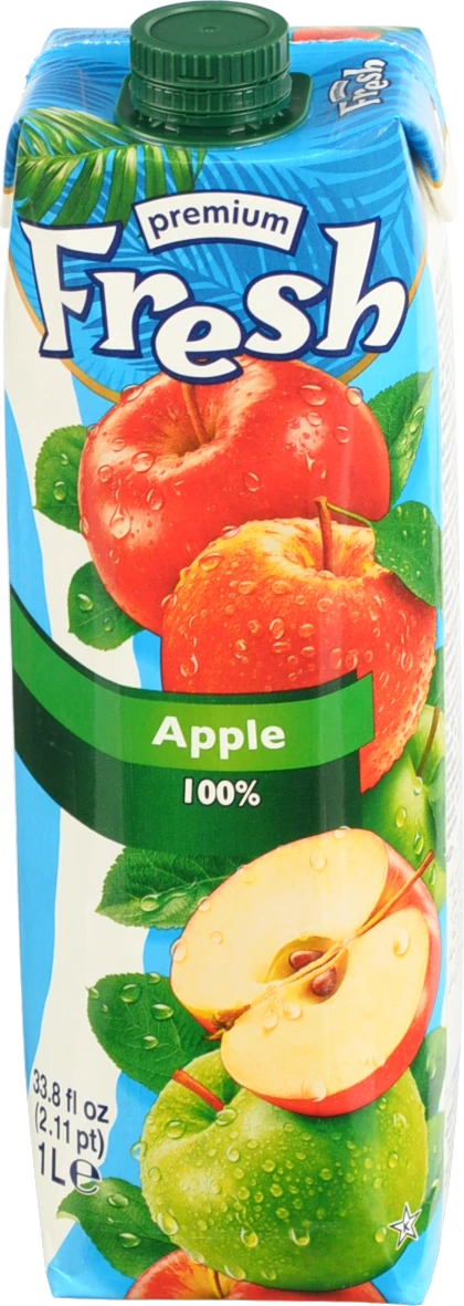 Сік Fresh 1л яблучний т.п.