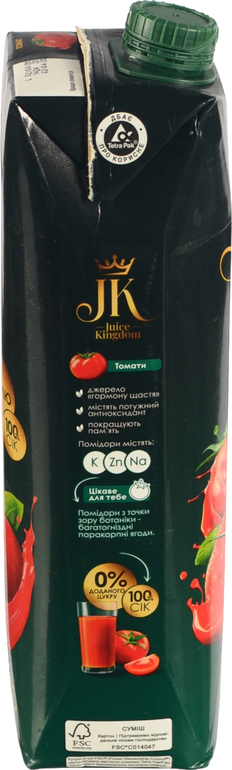 Сік JK 0.95л томат з морською сіллю