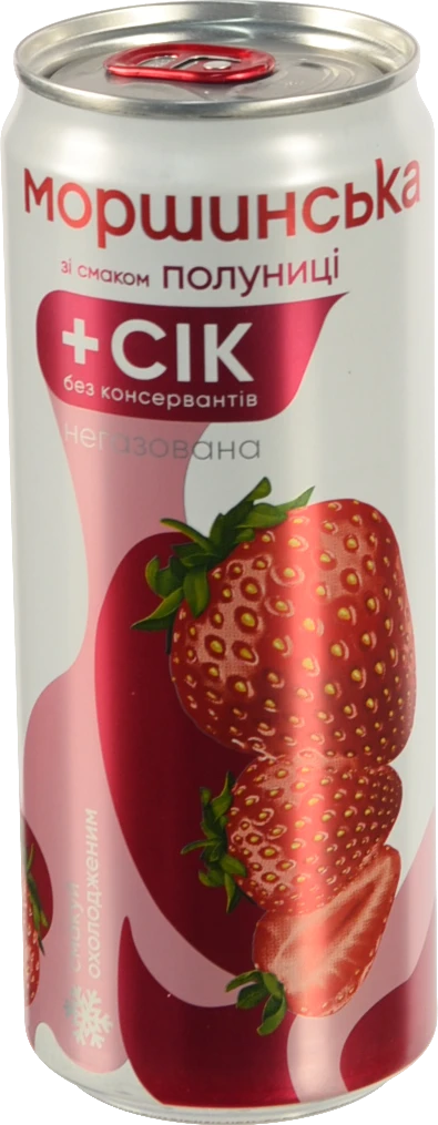 Напій Моршинська 0.33л полуниця н.газ з.б.