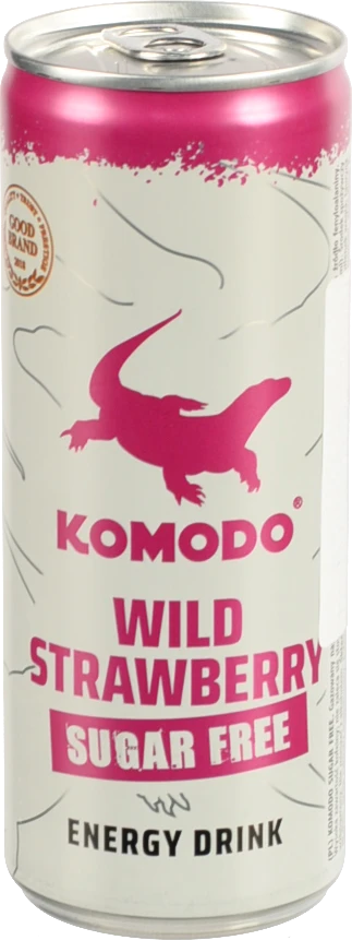 Енергетичний напій Komodo 0.25л полуниця без цукру
