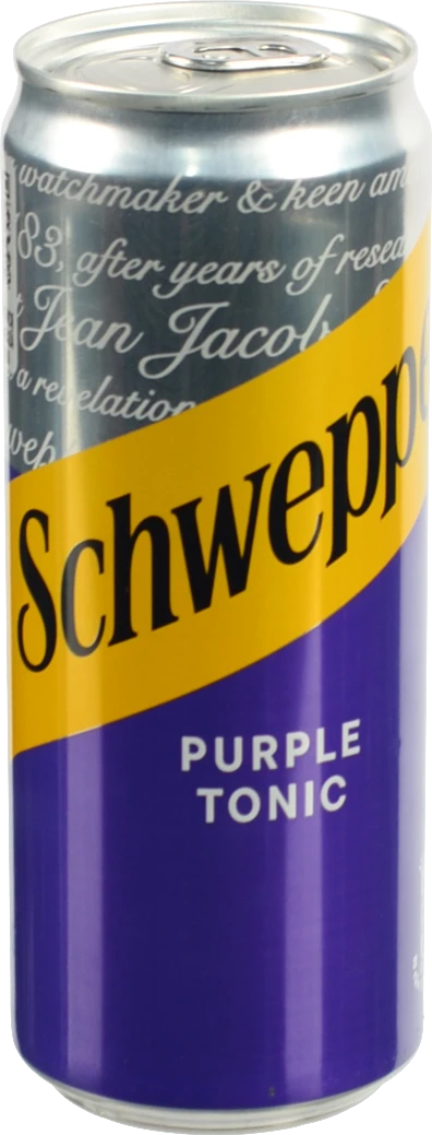 Напій Schweppes Purple Tonic, залізна банка, 0.33 л