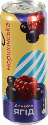 Напій Лимонада Моршинська 0.33л ягоди сл.газ з.б.