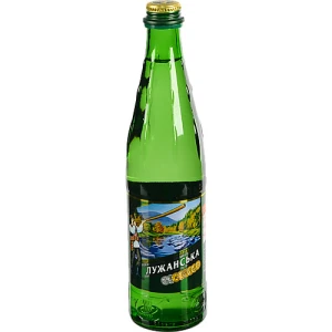 Вода мінеральна сильногазована Лужанська с/пл 0.5л