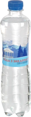Вода Fine Waters 0.5л Закарпаття сильногазована мінеральна