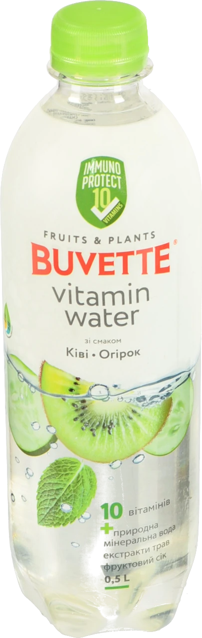 Напій безалкогольний вітамінізований Огірок-Ківі Buvette п/пл 0.5л