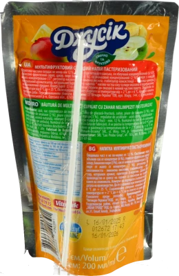 Сік Джусік 0.2л мультифрукт