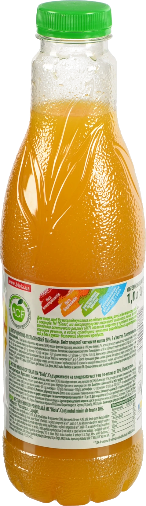 Нектар Biola Манго-Апельсин 1л