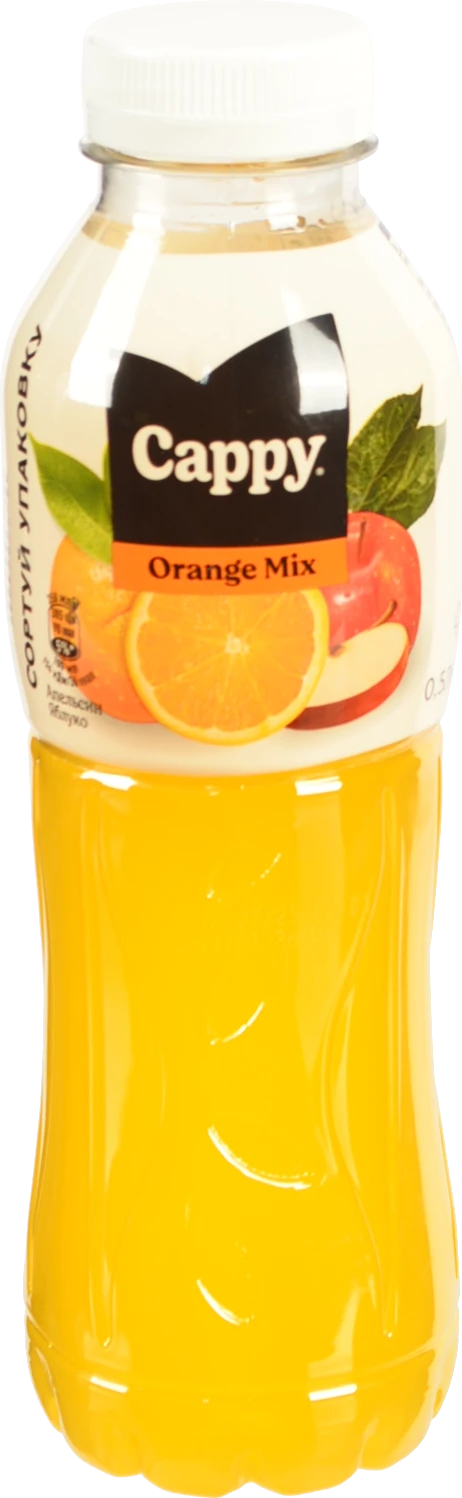 Напій соковий Cappy 0.5л апельсин-яблуко пет
