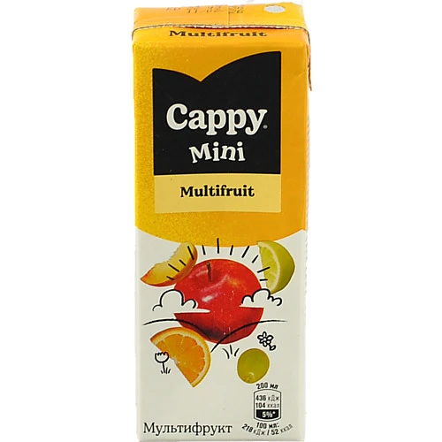 Нектар Cappy Mini 0.2л мультифрукт