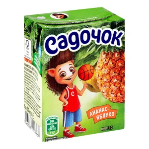 Нектар Садочок 0.2л ананас яблуко