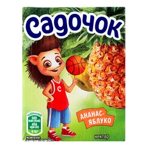Нектар Садочок 0.2л ананас яблуко