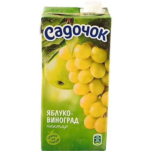 Нектар Садочок Яблуко-Виноград 0.95л
