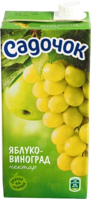 Нектар Садочок Яблуко-Виноград 0.95л
