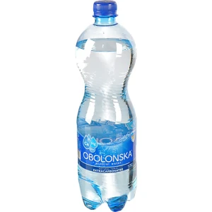 Вода мінеральна сильногазована Оболонська 1л