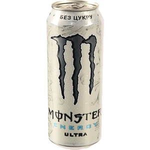 Напій енергетичний безалкогольний сильногазований Ultra Monster Energy з/б 500мл