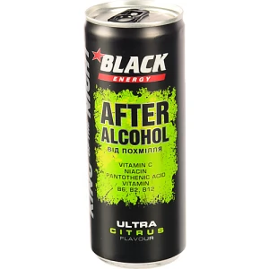 Напій Енергетичний Black 250мл від похмілля