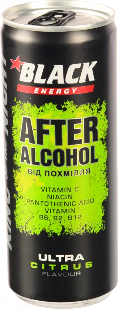 Напій Енергетичний Black 250мл від похмілля