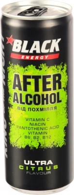 Напій Енергетичний Black 250мл від похмілля