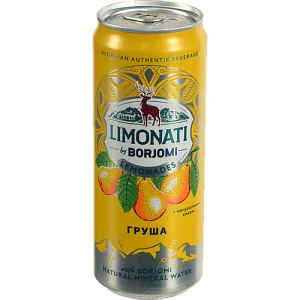 Лимонад Borjomi Limonati 0.330мл груша