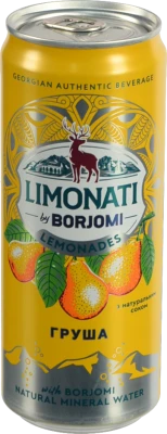 Лимонад Borjomi Limonati 0.330мл груша