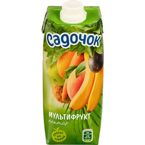 Нектар з м'якоттю Мультифрукт Садочок 0,5л