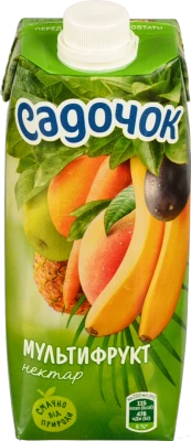 Нектар з м'якоттю Мультифрукт Садочок 0,5л