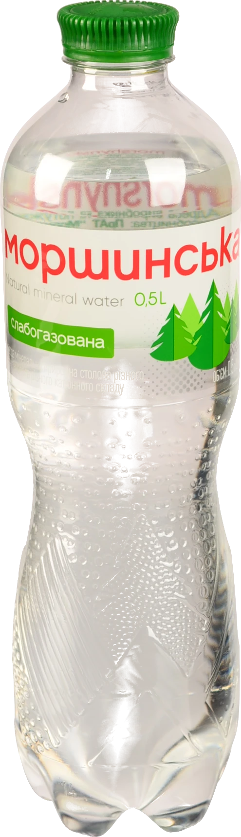Вода мінеральна слабогазована Моршинська п/пл 0.5л