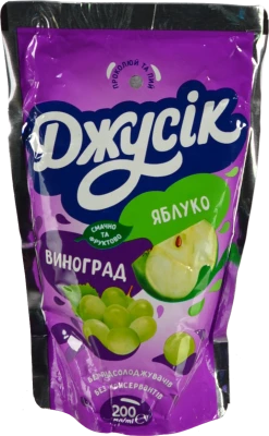 Сік Джусік 0.2л яблуко виноград