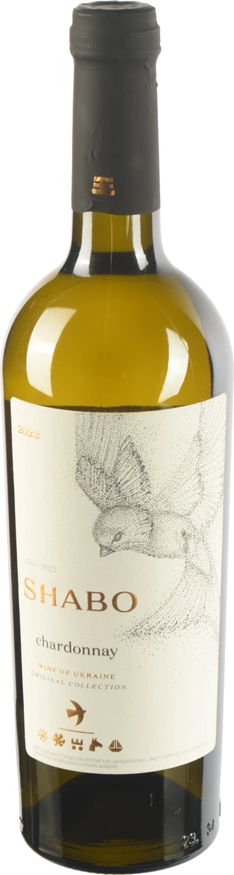 Вино Шабо 0.75л шардоне біле сухе