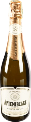 Вино ігристе 0.75л 10-13.5% біле напівсолодке Артемівське Artwinery пл