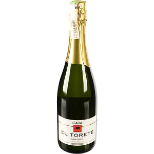 Вино ігристе El Torete 0.75л біле напівсухе 11.5%