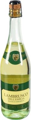 Вино напівігристе Corte Viola 0.75л ламбруско емілія IGT біле солодке 8