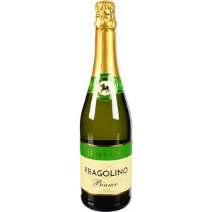 Напій винний Fragolino Unico слабоалкогольний ігристий напівсолодкий білий Fratelli Fragolino Bianco, 0,75