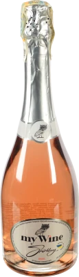 Вино ігристе 0.75л 10-13.5% рожеве брют My Wine пл