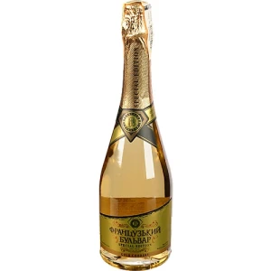 Вино ігристе 0.75л 10-13.5% біле солодке Gold Special Edition Французький бульвар