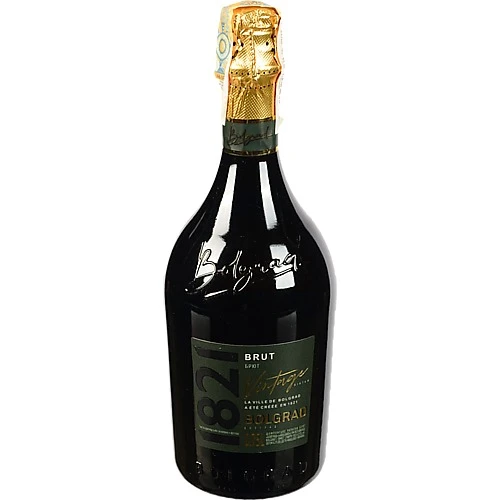 Вино ігристе 0.75л 10.5-12.5% брют 1821 Vintage Bolgrad