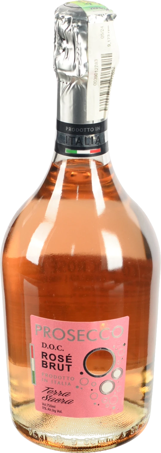 Вино ігр Prosecco Rose Brut DOC Serena сухе рож 0.75л6 ТМ Terra Sacra