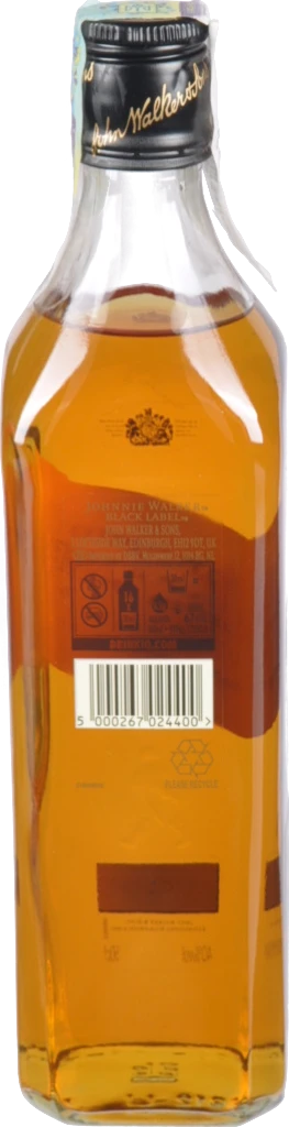 Віскі 0.5л 40% BlackLabel Johnnie Walker к/у