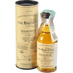 Віскі Balvenie DoubleWood 12 років 40% 0.05л у тубусі