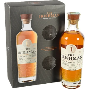 Набір віскі Irishman 0.7л харвест х2склянки